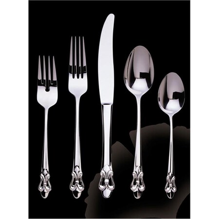 Fastfood Fleur de Lis 20 Piece Set - 18-10 Stainless - Mirror Finish, 20PK FA73416